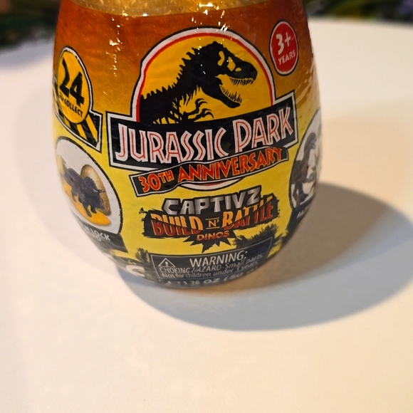 Jurassic World 30th Captivz Build N' Battle Dinos Mystery Egg Random New Sealed - Picture 2 of 13